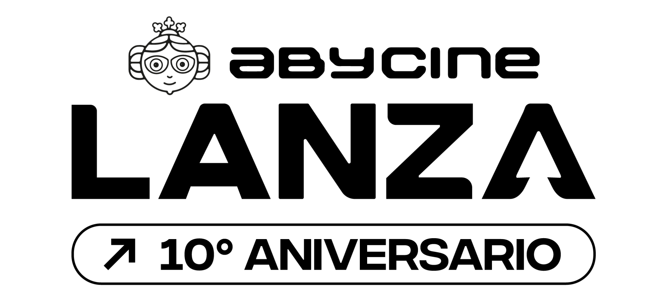 LANZA _ Logo Aniversario Negro Horizontal LANZA _ Logo Aniversario Negro Horizontal